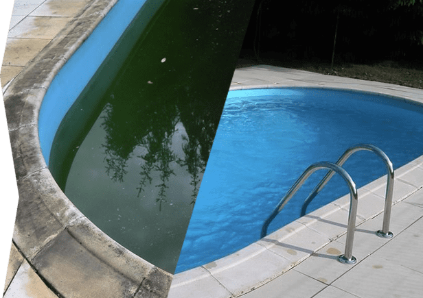 Piscine sale-propre